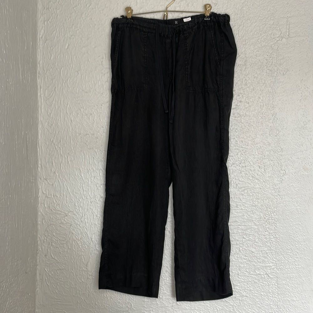 Linen drawstring pants